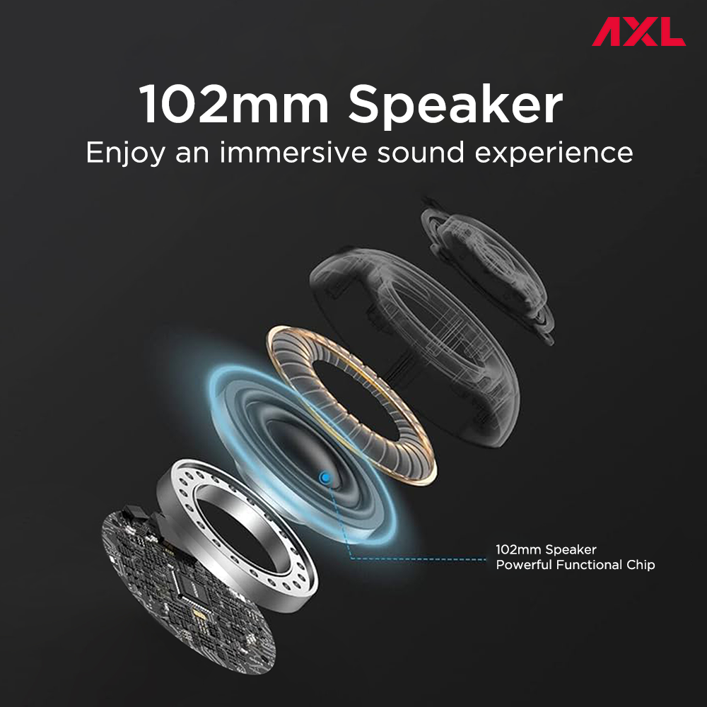 Axl Audio AXL BLAST 15W Portable Bluetooth Speaker with Powerful Sound Driver ...