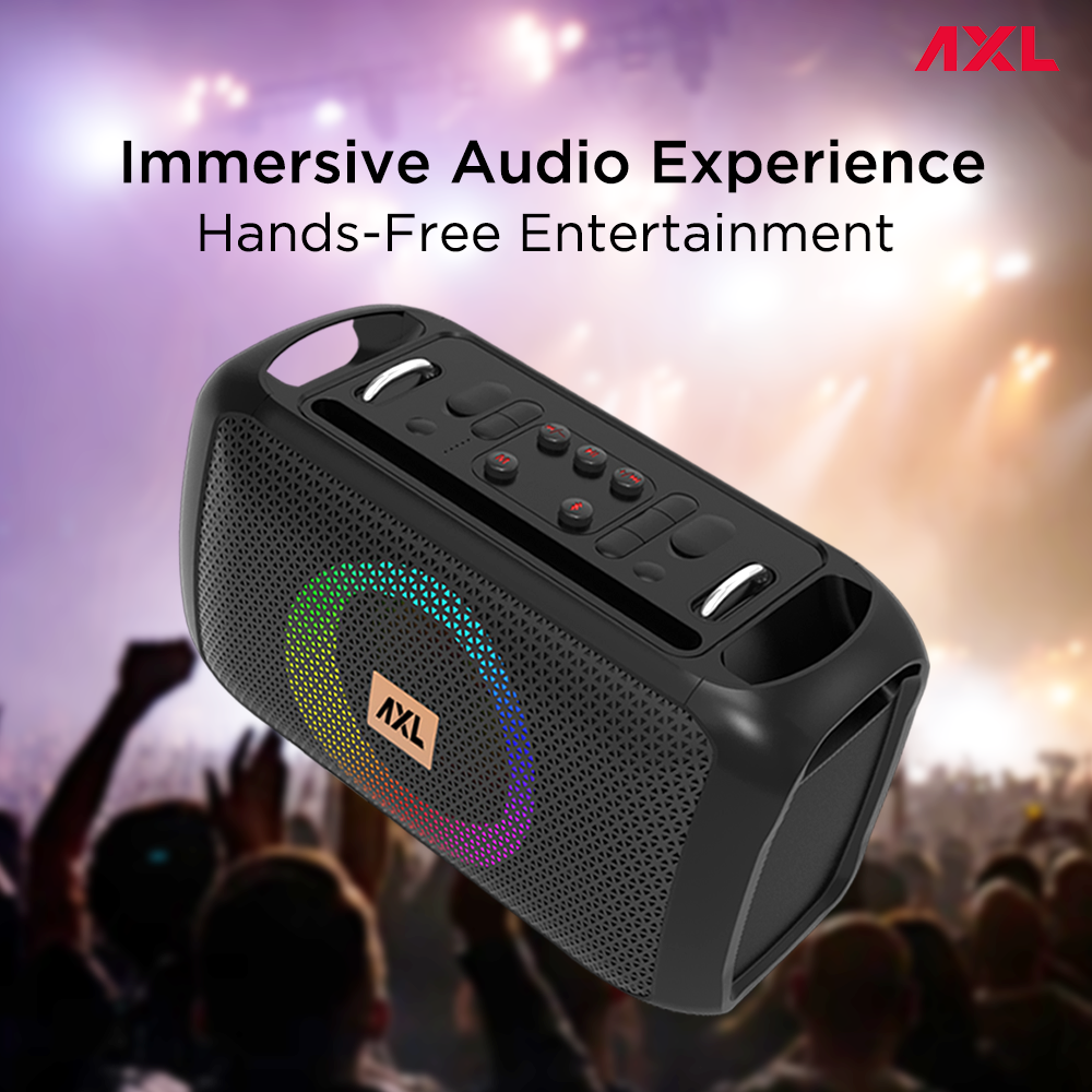 Axl Audio AXL BLAST 15W Portable Bluetooth Speaker with Powerful Sound Driver ...