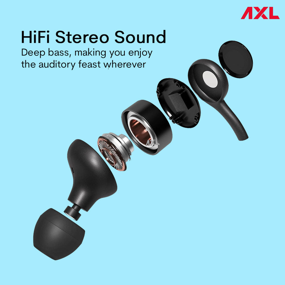 AXL Cross Type-C  Earphone with mic, In-Line Controls