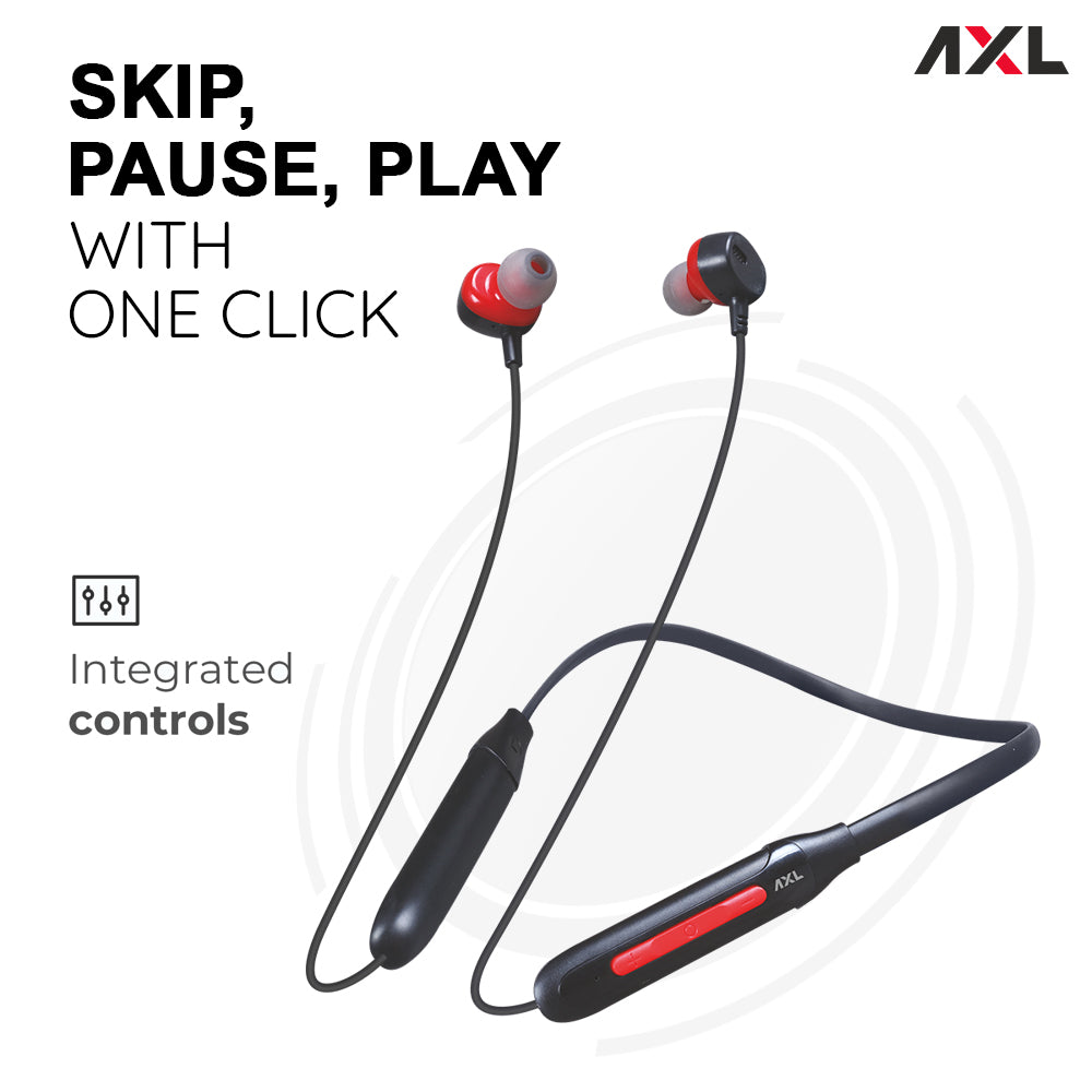 AXL NB10 GEM Bluetooth 5.0 Wireless Headphones with 25 Hours Playback ...