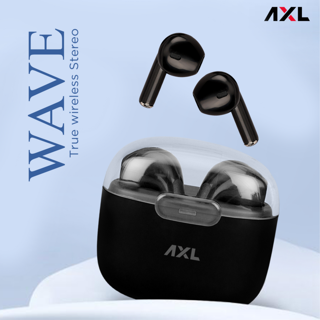Axl Audio AXL Wave TWS,Rich Bass,24H Playtime ENC,BT Earbuds Bluetooth Headset B ...