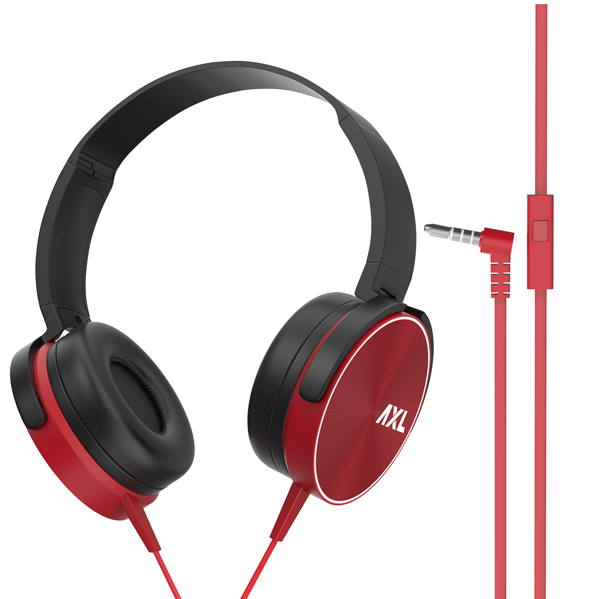AXL AHP-02 Wired On-Ear Headphone with in line Mic, HD Sound and Cozy ...