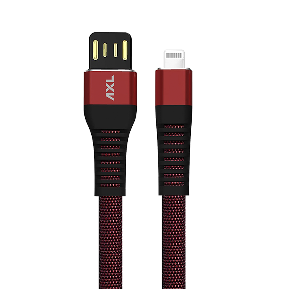 AXL CB-65 Charging/Sync Cable for Android with 3A High Speed Charging – 1.2 Meter (Maroon)