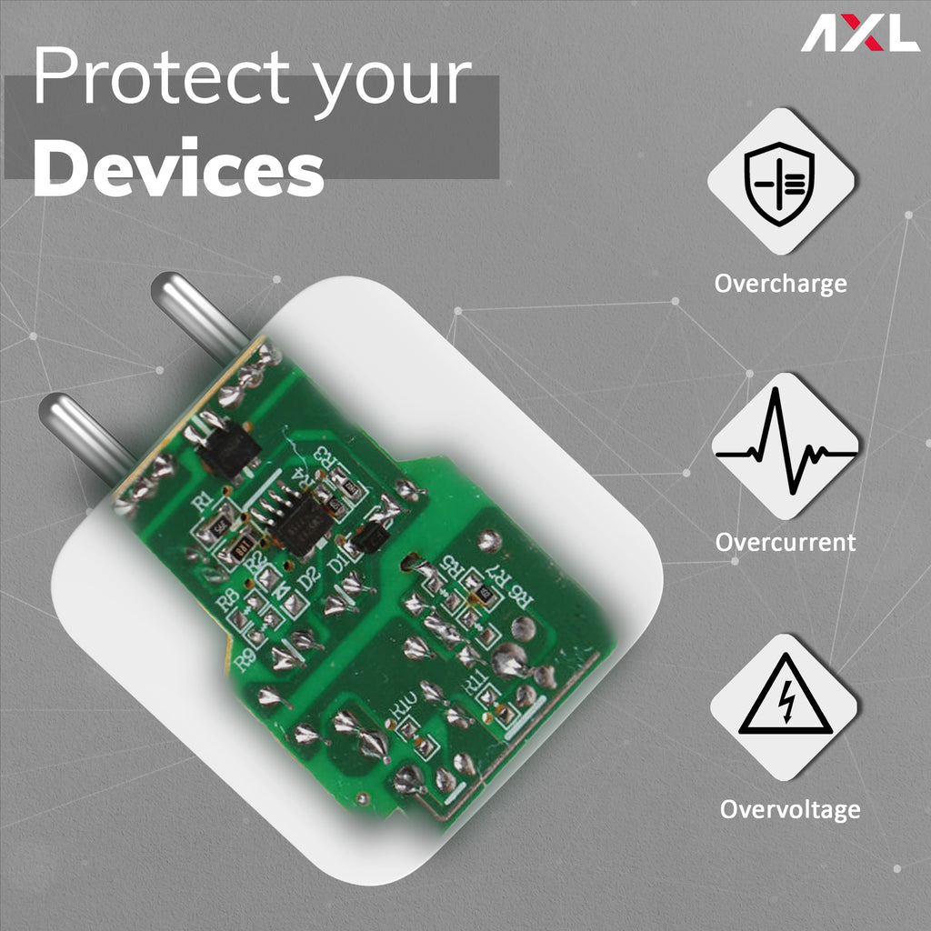 AWC24C 2.4A  Dual Output Wall Charger