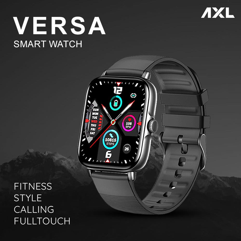 AXL Versa-01 Full Touch BT Calling | Health & Fitness Smartwatch with ...