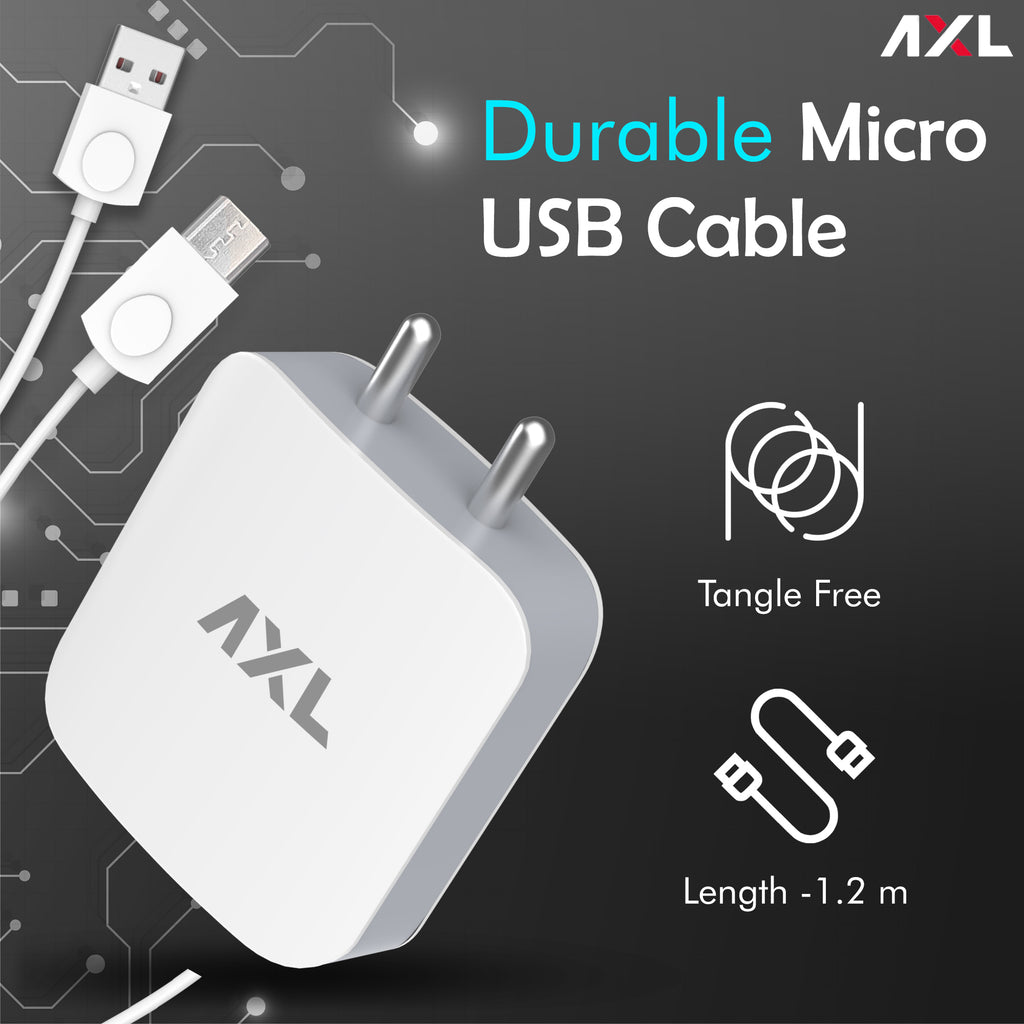 AWC24M 2.4A  Dual Output Wall Charger